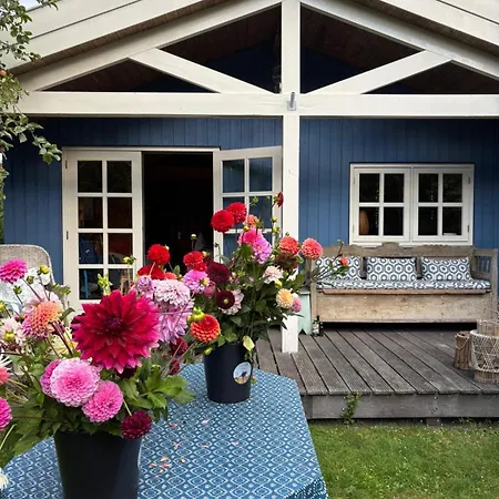 Houten Familiehuisje Met Grote Tuin