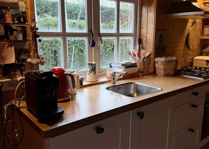 Houten Familiehuisje Met Grote Tuin Apartment *