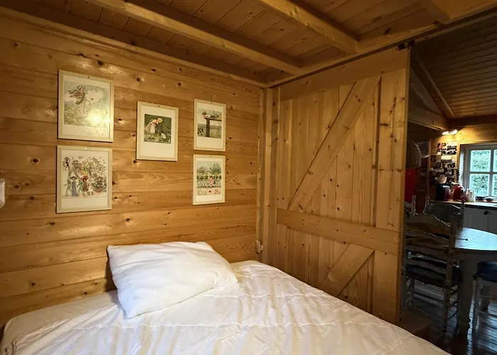 Apartamento Houten Familiehuisje Met Grote Tuin *